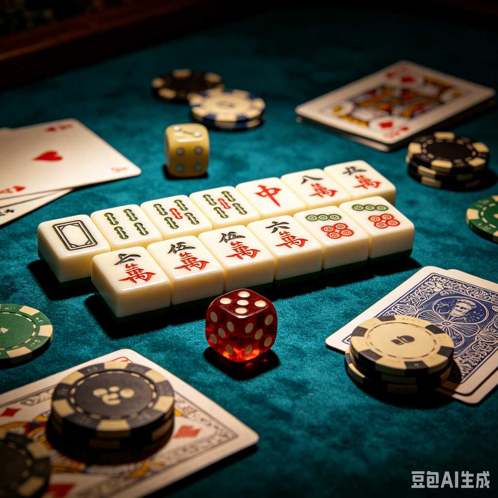premium engraved mahjong set
