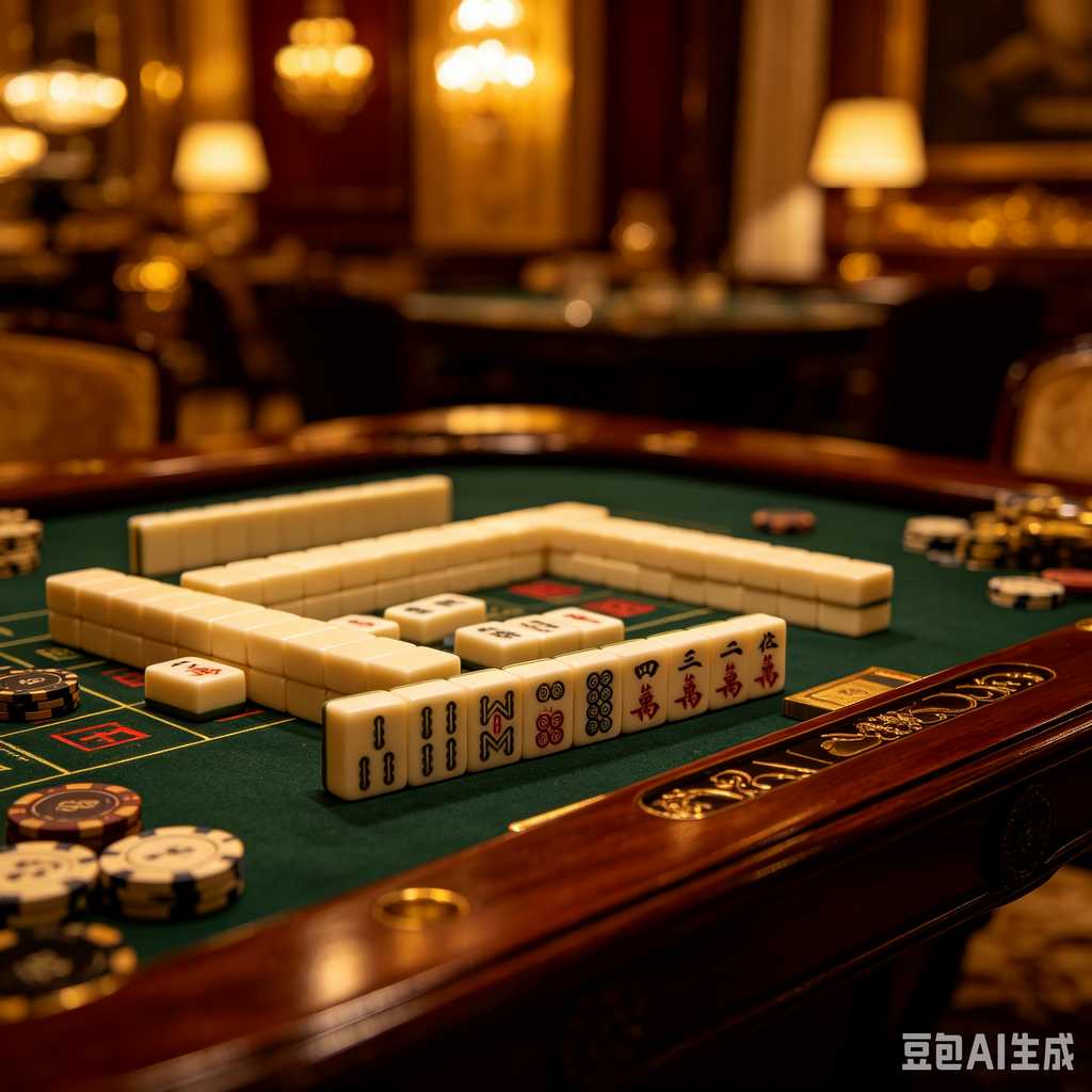 trendy color mahjong set